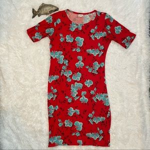 T-shirt Dress with Flower Design